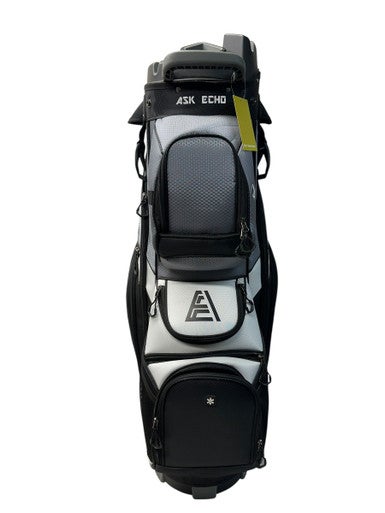 Used ASK ECHO Mens Cart Bag Black And Grey 11835-S000198417