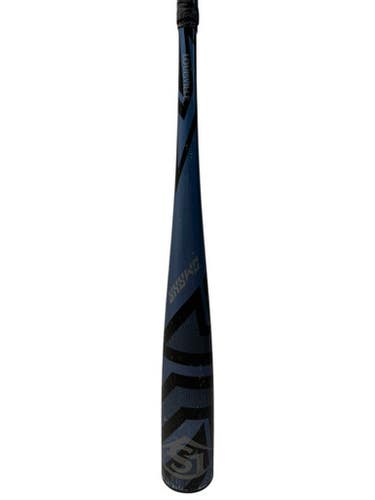Used Louisville Slugger UBOMB11-23 BB/SB USA 2 5/8 Bat Black And Navy Blue 31" 11835-S000198425