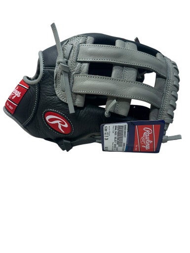 Used Rawlings WRS125HBGG BB/SB Glove RH Throw Black 12 1/2" 11835-S000198437