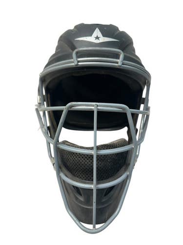 Used All Star MVP2710 Catchers Helmet w/Mask Black S/M 11835-S000198457