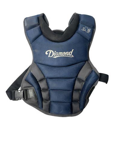Used Diamond IX5 Catchers Chest Protector Navy Blue Youth 11835-S000198456