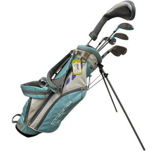 Used Cobra JUNIOR Jr Package Set RH Turquoise And Purple 8 Piece 11835-S000198467