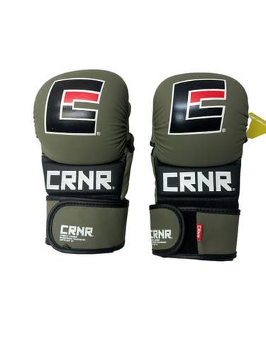 Used Boxing Gloves Olive Green SM 11835-S000198525