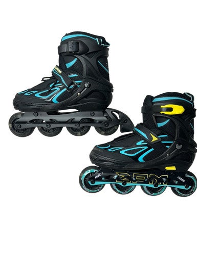 Used ZPM SPORTS Junior Rec Fitness Skates Black Adjustable 11835-S000198534