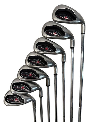 Used Callaway BIG BERTHA Mens Iron Set RH 4I-9I 11835-S000198561