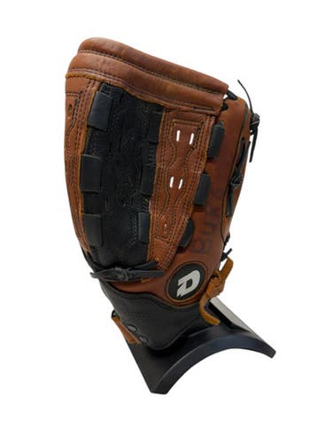 Used Demarini A0800 HX13 RH Throw Fastpitch Gloves Brown And Black 13" 11835-S000198584