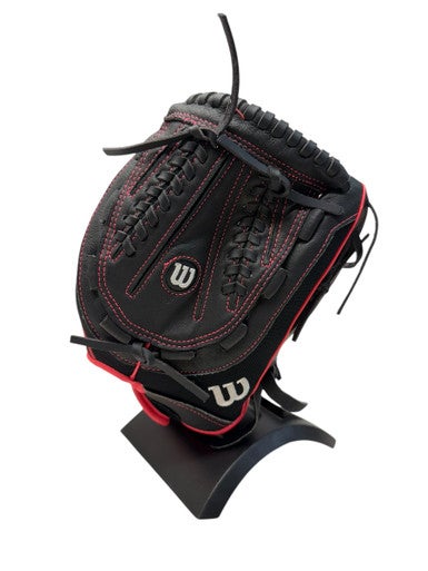 Used Wilson A24RF1512 BB/SB Glove RH Throw Black 12" 11835-S000198596