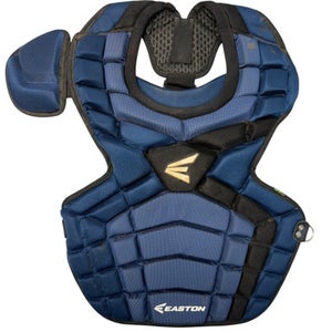 Used Easton MAKO CHEST PROTECTOR INT. Catchers Chest Protector Navy Blue Intermed 11835-S000198602