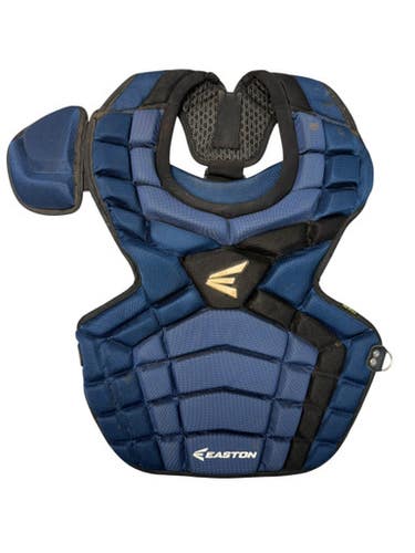 Used Easton MAKO CHEST PROTECTOR INT. Catchers Chest Protector Navy Blue Intermed 11835-S000198602