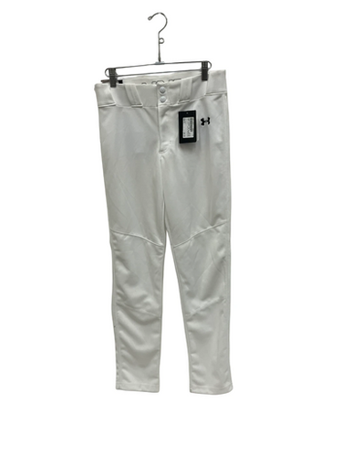 Used Under Armour YOUTH XL OPEN BOTTOM BB/SB Pant Boys White XL 11692-S000142073