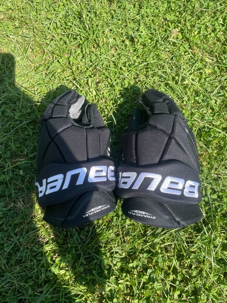 Black Senior Bauer Vapor X80 Gloves 14" (Used)