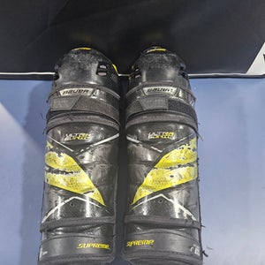 Senior Bauer Supreme ultrasonic 13" Shin Pads (Used)