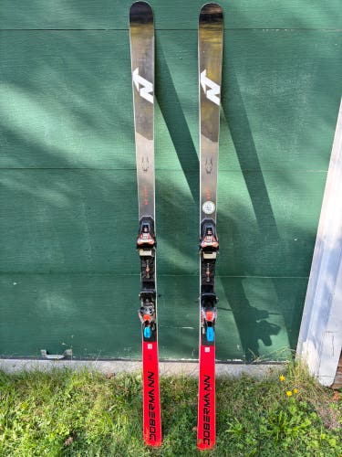2025 Nordica Dobermann SG 185 cm Racing Skis With Bindings Max Din 16 (Used)
