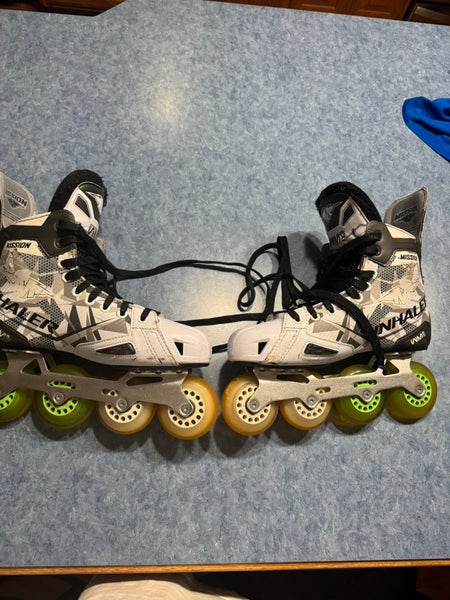 Used Mission Wide Width Size 9 Inhaler WM03 Inline Skates