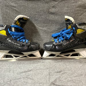 Bauer Supreme 3S Hockey Goalie Skates Wide Width 7.5 (Used)