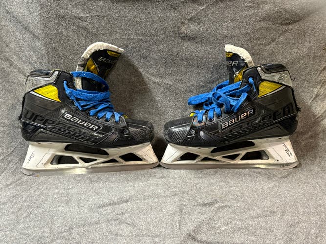 Bauer Supreme 3S Hockey Goalie Skates Wide Width 7.5 (Used)