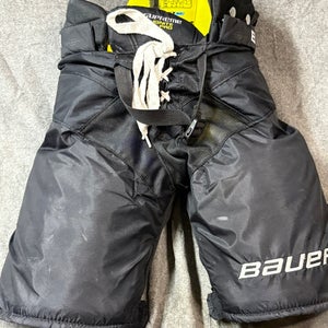 Junior Large Bauer Supreme Pro Hockey Goalie Pants (Used)