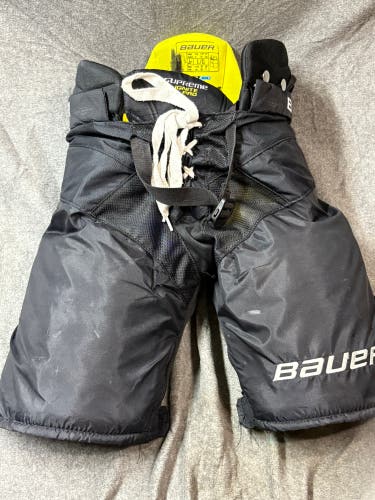 Junior Large Bauer Supreme Pro Hockey Goalie Pants (Used)