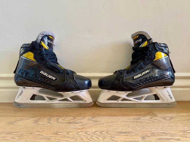 Bauer Supreme 3S Pro Hockey Goalie Skates, Size 4.5
