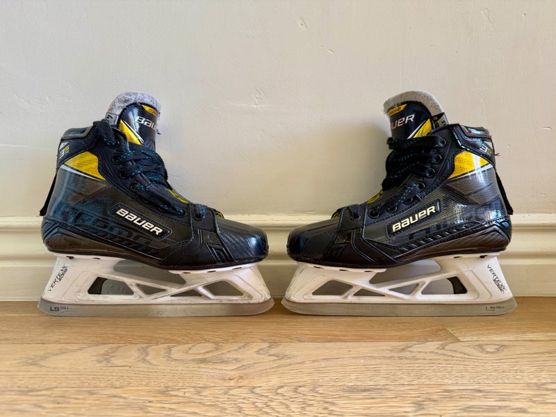 Bauer Supreme 3S Pro Hockey Goalie Skates, Size 4.5