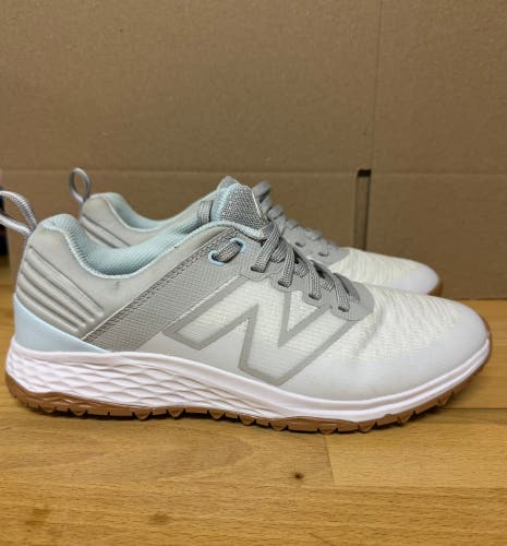 Women's Size M 7.5 (W 8.5) New Balance Golf Shoes (Used) white/gray/light blue