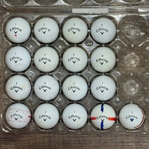 17 Callaway Supersoft Golf Balls - 4A Condition