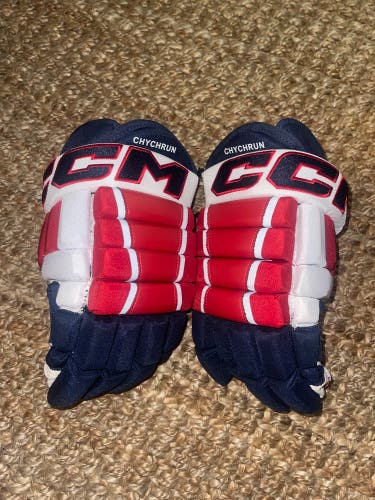 New Washington Capitals Chychrun CCM HG97 Hockey Gloves 14” NHL