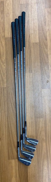 Titleist by Acushnet Right Handed Iron Set 4 Pieces Steel Shaft (Used) Golf Pride Grips (#4,5,7,8)