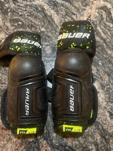 Youth Large Bauer Elbow Pads (Used)