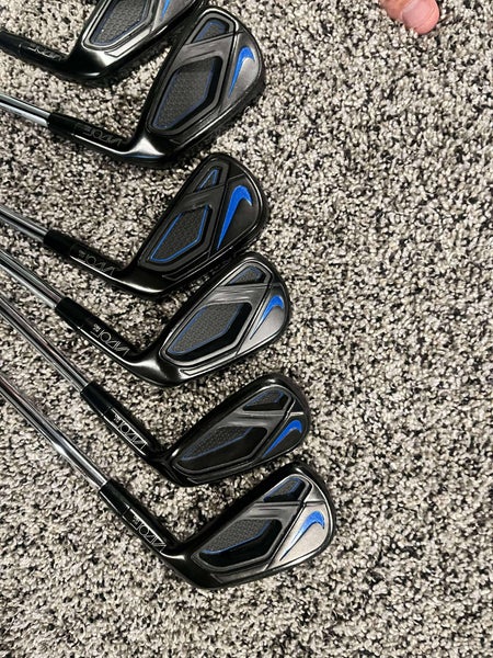 Men's 2014 Nike Vapor Fly Pro Right Handed Iron Set (8 Clubs) #4 - #9, PW, GW Steel Shaft (Used)