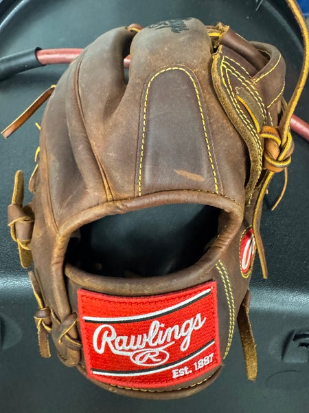Rawlings Heart of the Hide RH Infield Baseball Glove 12" (Used) NADO Timberglaze Arenado
