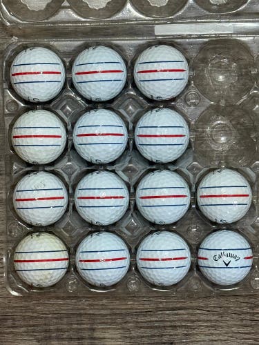 14 Callaway Triple Track Golf Balls - Chrome Soft, Chrome Tour, ERC Soft