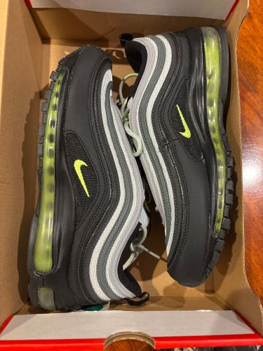 Black Unisex Size M 9.0 (W 10.0) Adult Nike Air max 97 Shoes (New)