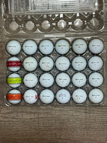 24 TaylorMade Tour Response Golf Balls
