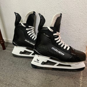 Bauer Supreme Shadow 8.75 Fit 3 Hockey Skates W/ FLY-TI Steel, Bauer Aetrex Fit A (Like New)