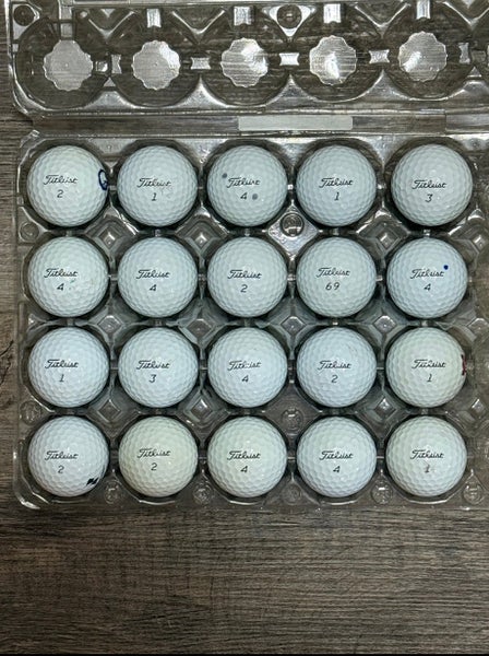 20 Titleist Pro V1 Golf Balls - 4A Good Condition