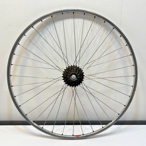 Vintage Rigida 6-Spd 36-Spoke Aluminum 700C Rear Wheel Campagnolo Record Hub
