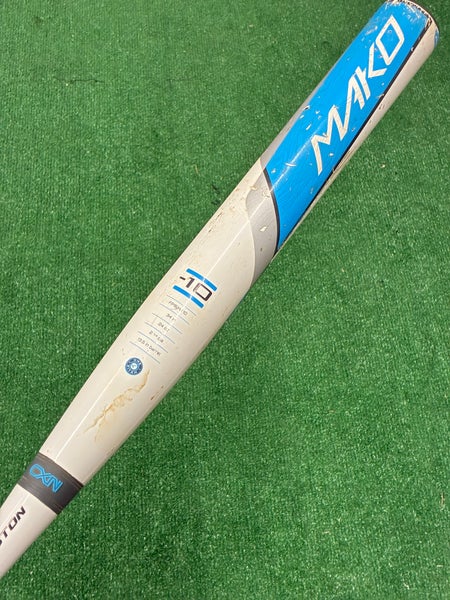 White 2016 Easton Mako Composite Bat (-10) Composite 24 oz 34" (Used)