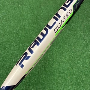 2018 Rawlings Quatro Composite Bat (-10) Composite 24 oz 34" (Used)