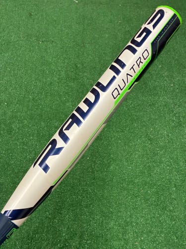 2018 Rawlings Quatro Composite Bat (-10) Composite 24 oz 34" (Used)