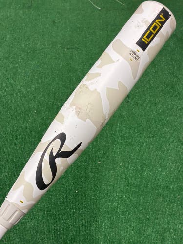 2025 Rawlings Icon Composite Bat USSSA Certified (-10) Composite 19 oz 29" (Used)