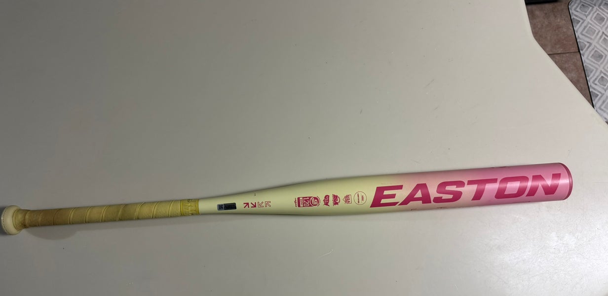 2025  EASTON GHOST UNLIMITED PINK LEMONADE FASTPITCH BAT, -10, (Used)