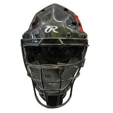 Used Rawlings COOLFLO Catchers Helmet w/Mask Black MD 11859-S000025835