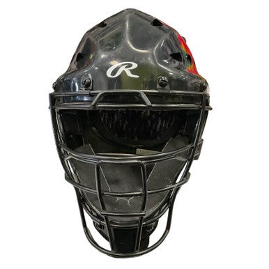 Used Rawlings COOLFLO Catchers Helmet w/Mask Black MD 11859-S000025835