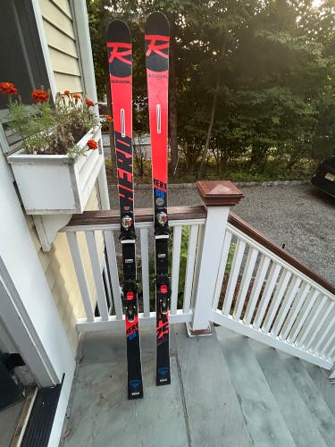 Rossignol Hero Athlete GS 182 cm Racing Skis With Bindings Max Din 12 (Used)