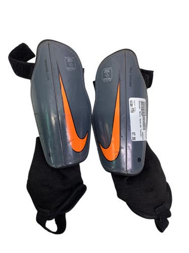 Used Soccer Shin Guards Youth Grey Youth 11347-S000256446