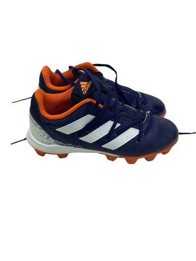 Used Adidas ADIDAS ADIZERO BB CLEATS BB/SB Cleats Navy Blue And Orange Junior 03 11347-S000256442