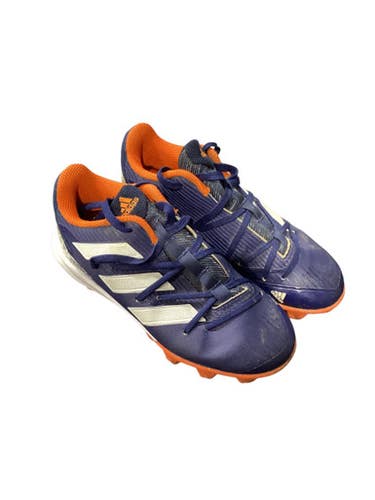 Used Adidas ADIZERO BB/SB Cleats Navy Blue Junior 01.5 11347-S000256429