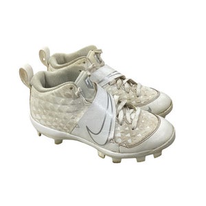 Used Nike Jr FB Cleats White Junior 04.5 11347-S000256430
