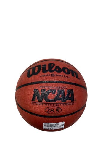 Used Wilson NCAA SOLUTION GAME BALL Basketball Womens Indoor 28 1/2" 11347-S000256417